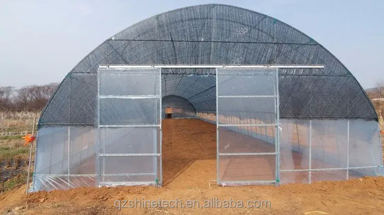フィルムカバー 50x8m シングルスペンタイプ農業トンネル温室 高さ3.5-5M