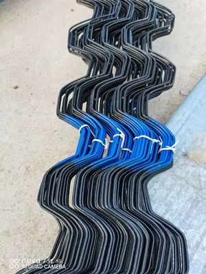 プラスチックシェード温室ロックシステム ワイグルワイヤーフィルムロックスプリングとジグザックワイヤー